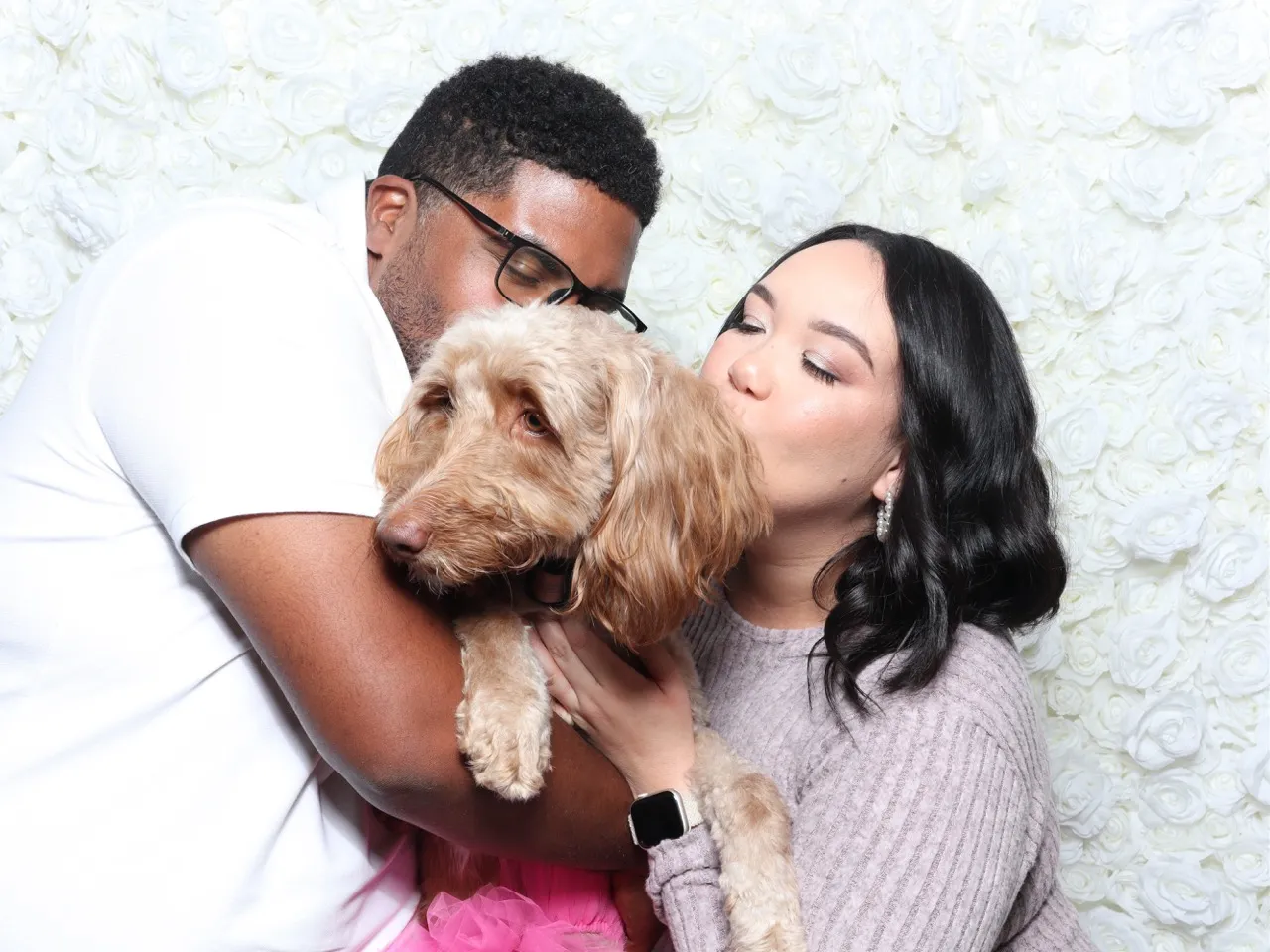 Event guests enjoying Orlando photo booth