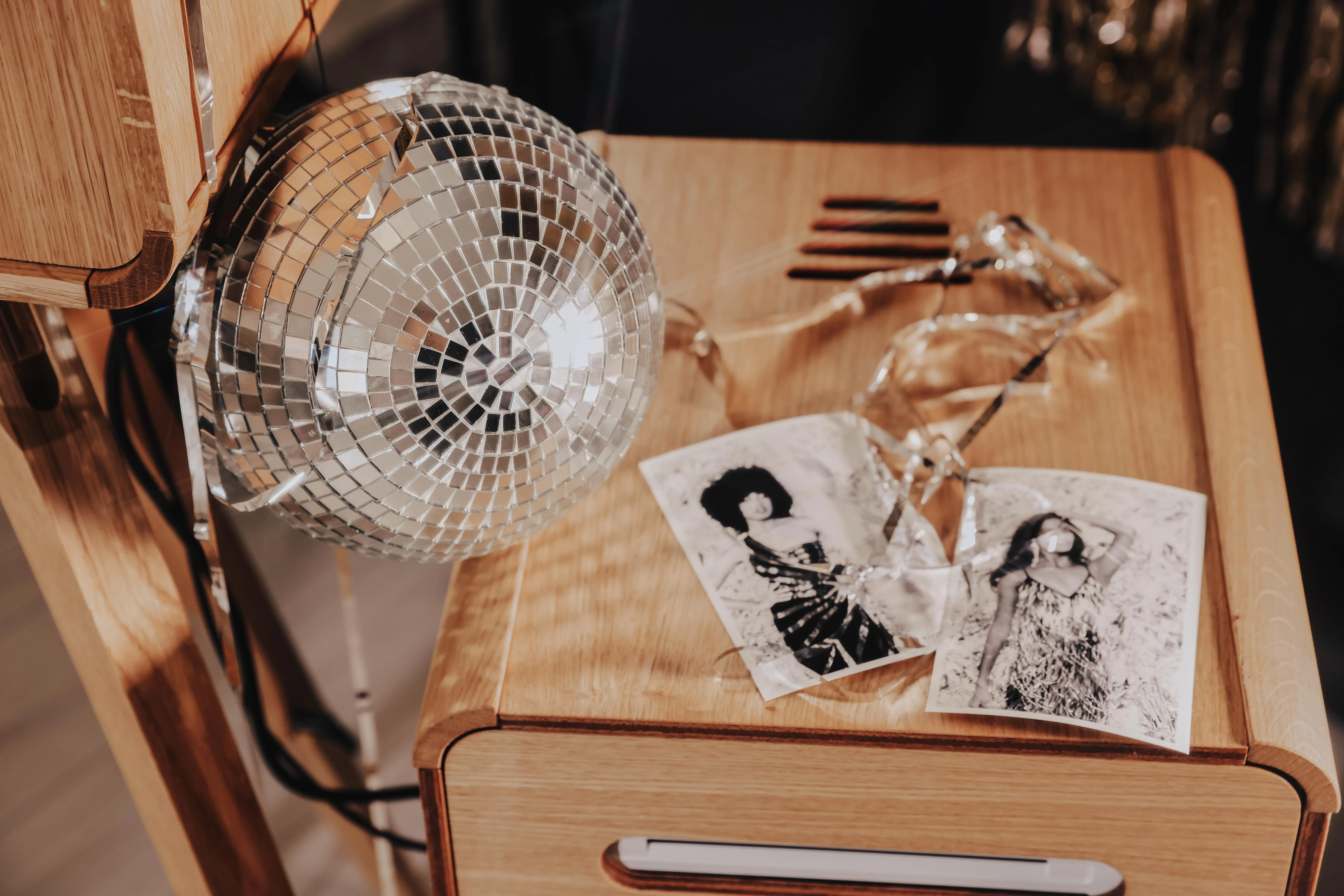 Orlando photo booth with custom branding display