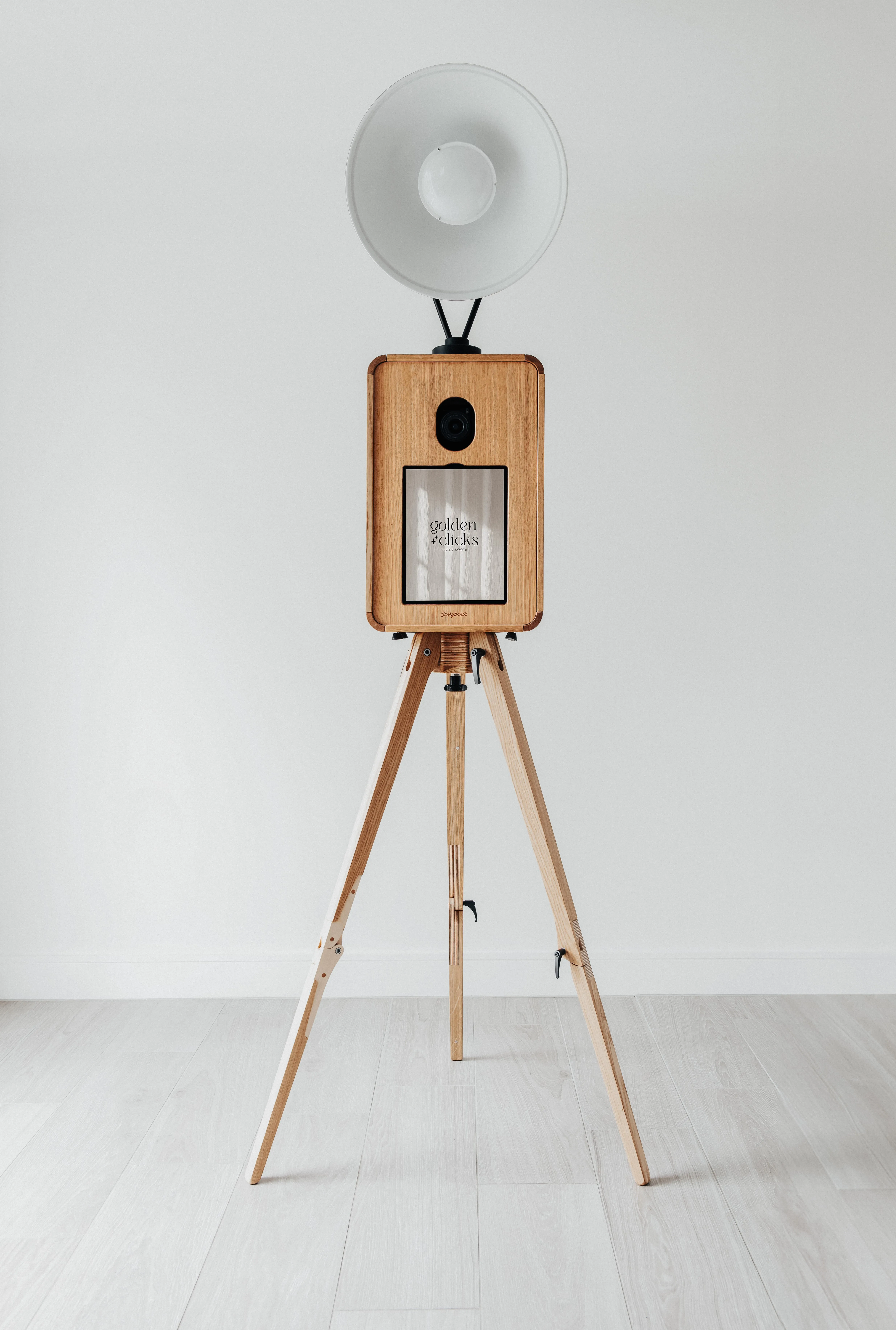 Luxury Orlando photo booth with touchscreen display