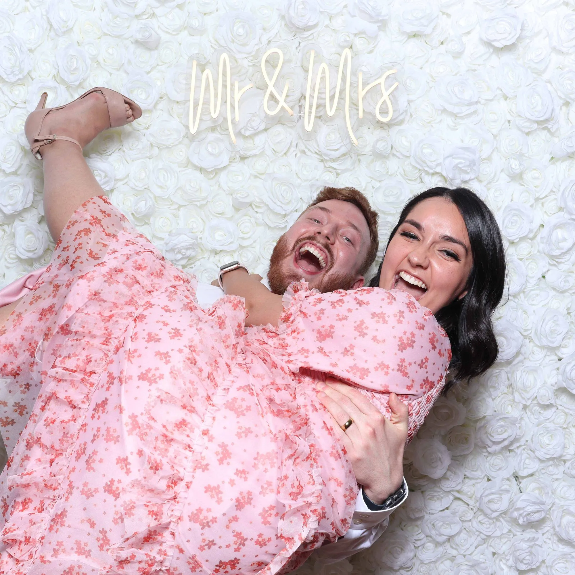 Orlando photo booth rental setup at event