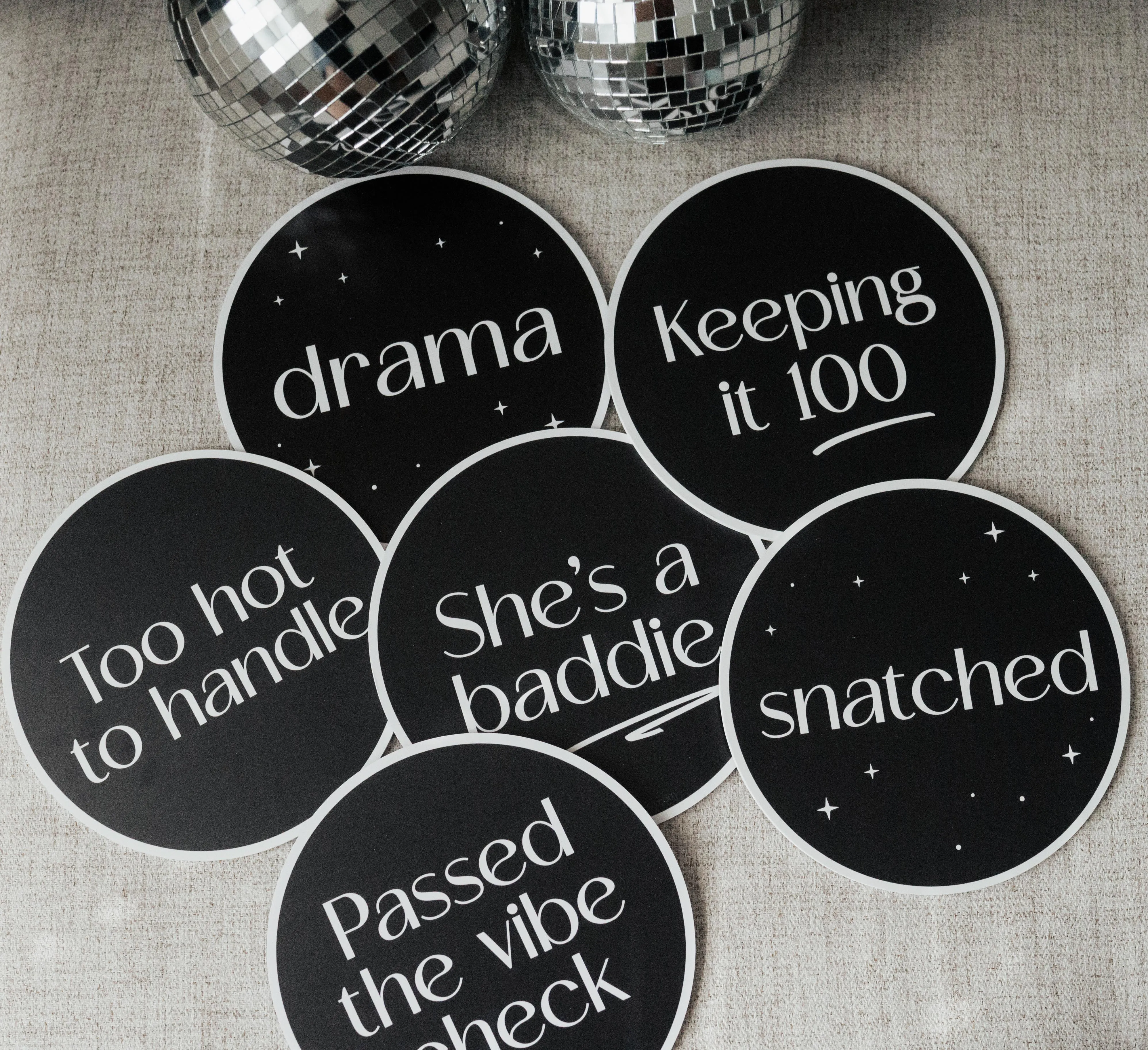 Stylish photo booth props for corporate events