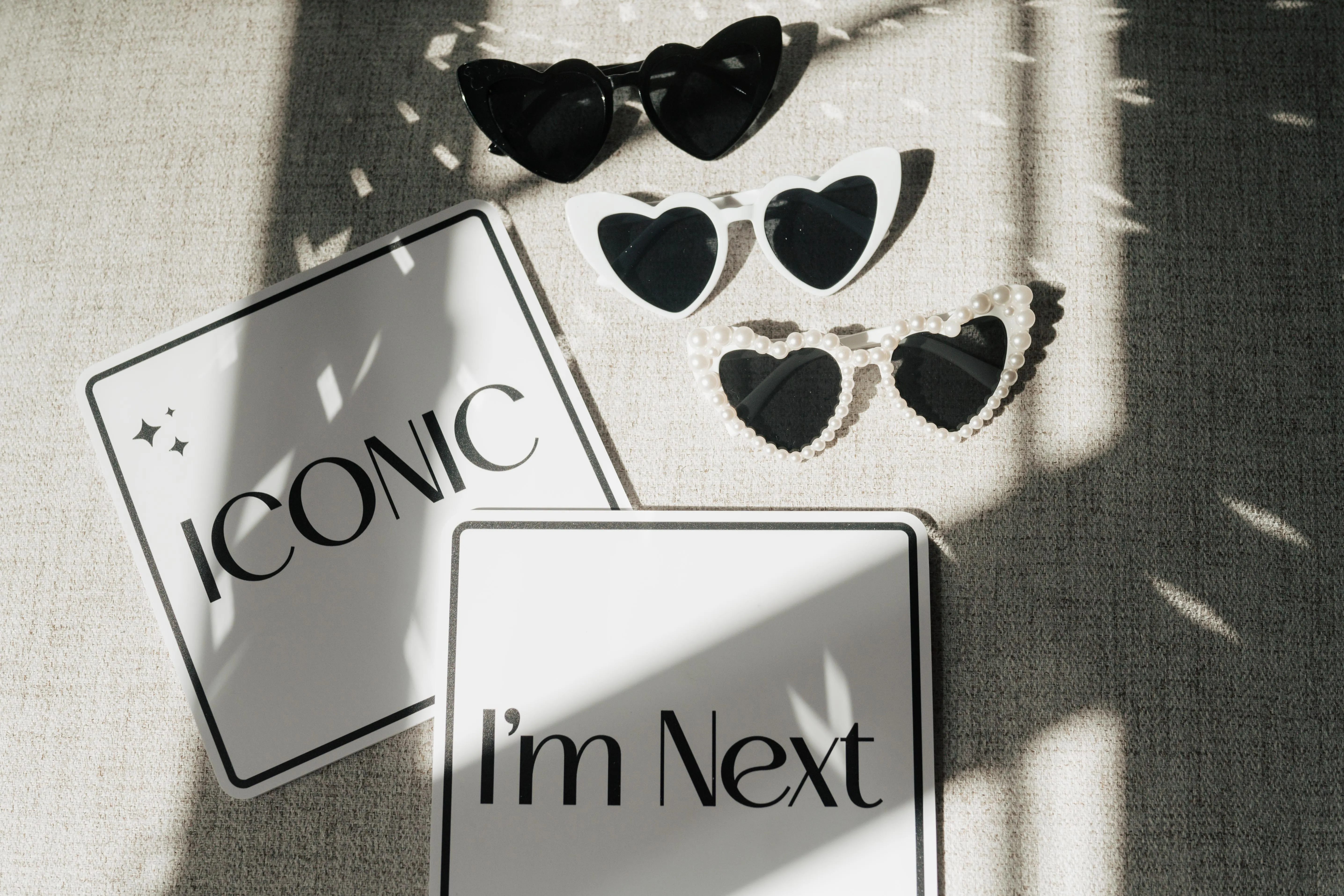 Elegant photo booth accessories for events